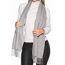 Load image into Gallery viewer, Great Natural Alpaca 100% Baby Alpaca Scarf Grey Colour - GreatNaturalAlpaca
