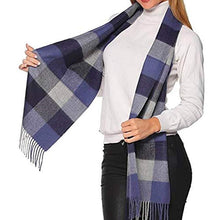 Load image into Gallery viewer, Great Natural Alpaca 100% baby alpaca scarf blue color - GreatNaturalAlpaca