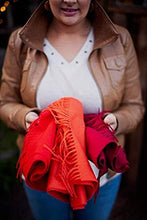 Load image into Gallery viewer, Great Natural Alpaca 100% Baby Alpaca scarf orange colour - GreatNaturalAlpaca