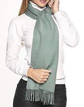 Load image into Gallery viewer, Great Natural Alpaca 100% Baby Alpaca scarf green colour - GreatNaturalAlpaca