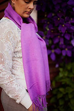 Load image into Gallery viewer, Great Natural Alpaca 100% Baby Alpaca scarf purple colour - GreatNaturalAlpaca