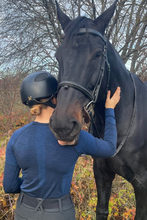 Load image into Gallery viewer, LANA dark blue unisex merino wool thermal top