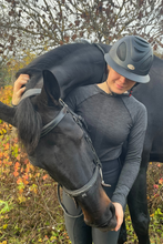 Load image into Gallery viewer, LANA grey unisex merino wool thermal blouse