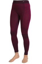 Load image into Gallery viewer, LANA dark pink unisex merino wool leggings