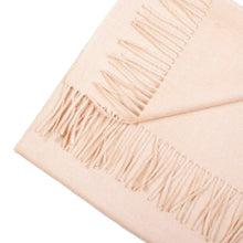 Load image into Gallery viewer, Beige alpaca scarf texture detail - Soft baby alpaca wool