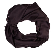 Load image into Gallery viewer, Black alpaca shawl texture detail - Soft baby alpaca silk blend