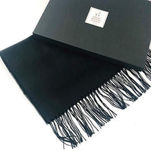 Load image into Gallery viewer, Black handmade alpaca shawl - Premium hypoallergenic baby alpaca silk blend