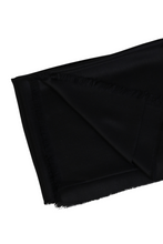 Load image into Gallery viewer, Black alpaca scarf texture detail - Soft baby alpaca silk blend
