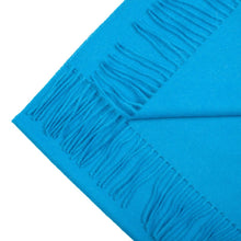 Load image into Gallery viewer, Blue alpaca scarf texture detail - Soft baby alpaca wool