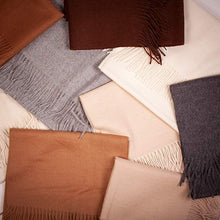 Load image into Gallery viewer, Camel handmade alpaca shawl - Premium hypoallergenic baby alpaca silk blend