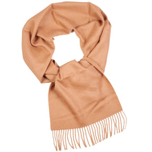 Load image into Gallery viewer, Camel alpaca scarf texture detail - Soft baby alpaca wool