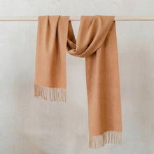 Load image into Gallery viewer, Camel baby alpaca wool scarf - Handmade in Peru | Great Natural Alpaca