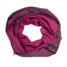 Load image into Gallery viewer, Fuchsia alpaca shawl texture detail - Soft baby alpaca silk blend