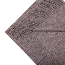 Load image into Gallery viewer, Handwoven baby alpaca wool scarf in grey - Peruvian artisan craft