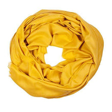 Load image into Gallery viewer, Mustard baby alpaca silk blend shawl - Handmade in Peru | Great Natural Alpaca