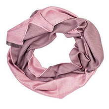 Load image into Gallery viewer, Pink reversible baby alpaca silk blend shawl - Handmade in Peru | Great Natural Alpaca