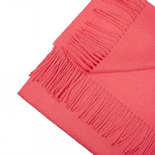 Load image into Gallery viewer, Handwoven baby alpaca wool scarf in pink - Peruvian artisan craft