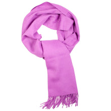Load image into Gallery viewer, Purple alpaca scarf texture detail - Soft baby alpaca wool