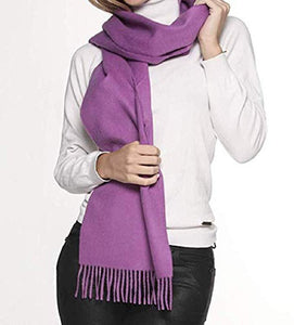 Great Natural Alpaca 100% Baby Alpaca scarf purple colour - GreatNaturalAlpaca