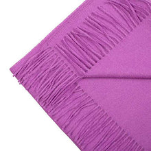 Load image into Gallery viewer, Great Natural Alpaca 100% Baby Alpaca scarf purple colour - GreatNaturalAlpaca