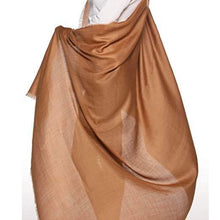 Load image into Gallery viewer, Great Natural Alpaca, 70% Royal Alpaca 30% silk shawl camel colour - GreatNaturalAlpaca