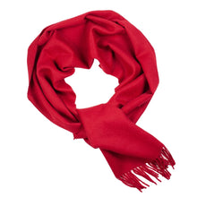 Load image into Gallery viewer, Alpaca wool bordeaux red scarf - GreatNaturalAlpaca